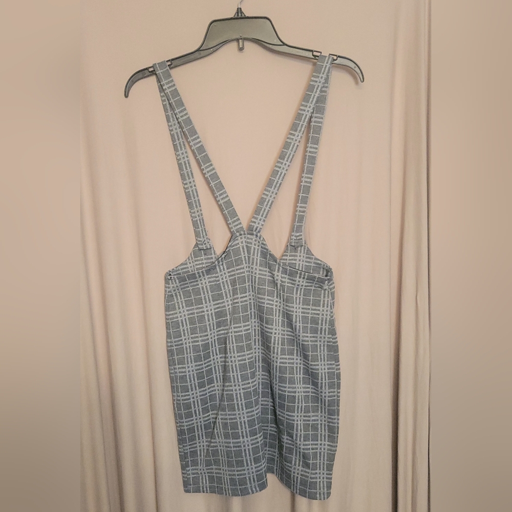 Forever 21 Plaid Overalls mini skirt Size Smal